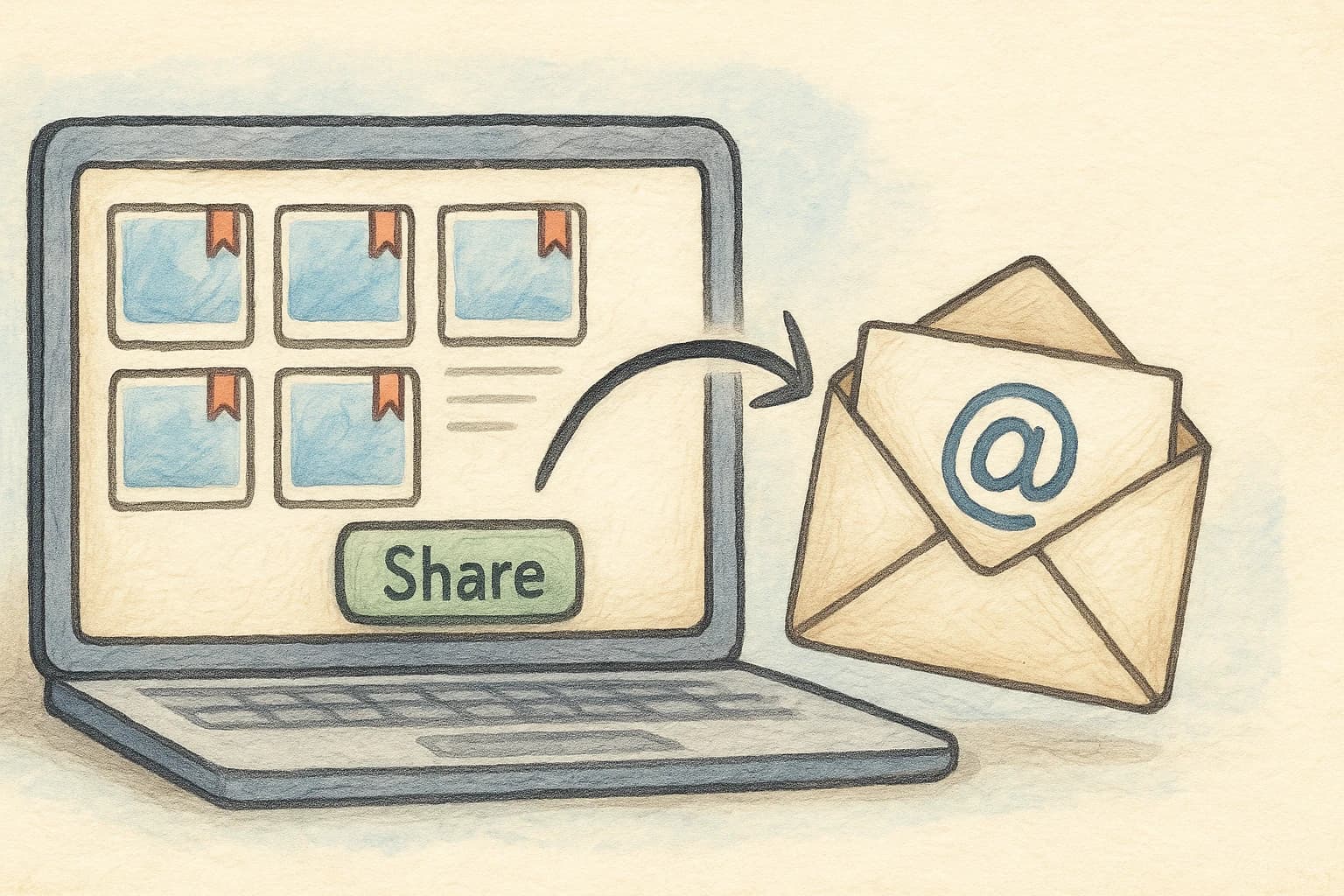 Делитесь вдохновением легко: теперь коллекции можно отправить по ссылке или E-mail